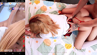 Pscb Blonde College Girl Lets Her Boyfriend Fuck Her Live