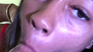 Slut Sucks for a Facial