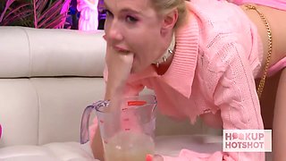 Danny Steele And Rebel Rhyder In Slutty Gets Fucked In The Throat & Pussy By