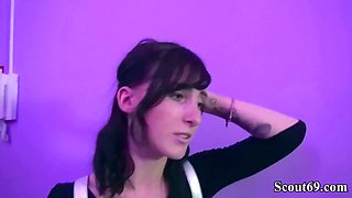 GERMAN SCOUT - 18YO LIA LOUISE THREESOME SEX SEX ORGY BY OLD AND YOUNG CUTIE MAN