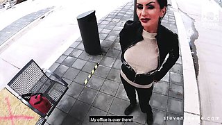 Tattoo milf scene with promiscuous Kevin White from Steven Shame