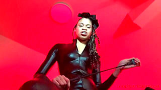 Beat Your Balls and Eat It - Ebony Femdom Goddess Rosie Reed CBT and Cum Eating Instruction Domination POV - Standard Definition