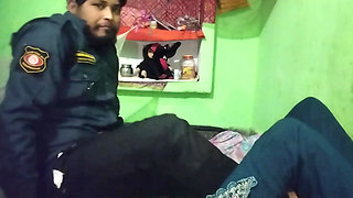 First time security guard homemade couple hindi sex
