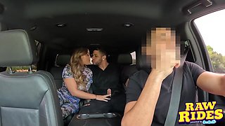 Aussie Milf Gets Fucked And Has A Squirting Orgasm In The Back Seat During Ride Share With Sienna Grace And Mike Ox