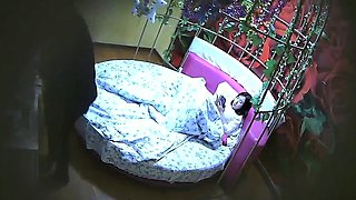 Cute amateur Asian web cam girl teases her great body