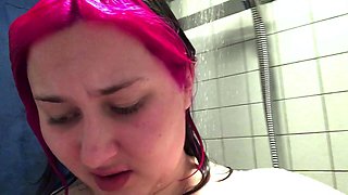 Big boobs milf masturbates with her dildo