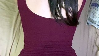 Big Ass Brunette Chick Blowjobs POV