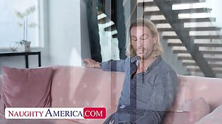 Naughty America featuring Ryan Mclane and Briana Moon's naughty america scene