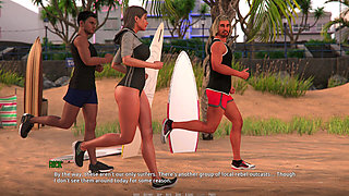 Dominos Beach 3 Topless Beach Beauties