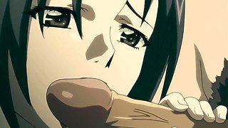 Hentai: Double-toying & Hot Games With Her Stepson Make Lusty Busty MILF Finally Try a Wild Gangbang