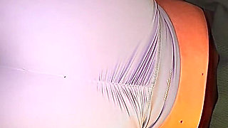 Perfect Cameltoe in Hot Yoga Shorts Rubbing My Cock on Her