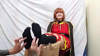 Megumin tickling: Amateur, Asian  Fetish Porn