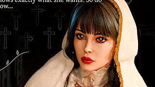Stepsisters in Sin Gameplay Part 14 - Rebecca Holds the Key Inside Her Pussy