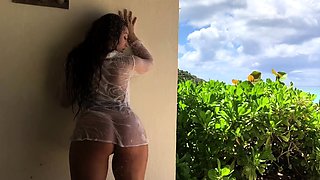 Dani Daniels Public Beach Shower Solo