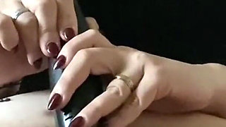 Stimulating My Clit with Magic Wand Leg Shaking Intense Orgasms