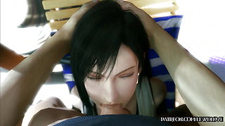 Tifa Lets You Use Her On The Beach However You Want - Final Fantasy