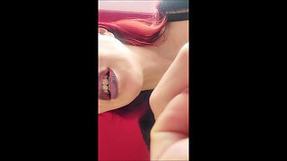 You're in my power, listen to my blasphemy and worship your only mistress