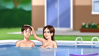 Having Sex With Step Sister In Swimming Pool