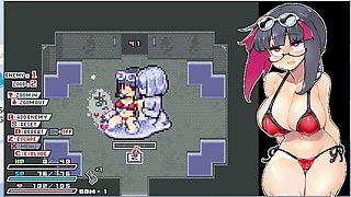 Rignetta's wild adventure with hairy mermaids in this hentai game