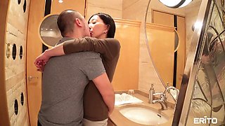 Apron Teases with a Naughty Japanese Seduction