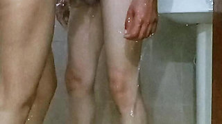Hot Desi Indian Couple in Bathroom Indian Desi Housewife Bathing Sex Pussy