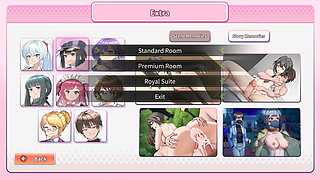 Hentai Game - Naughty Police Woman Masturbation Scene - Immoral Bathhouse