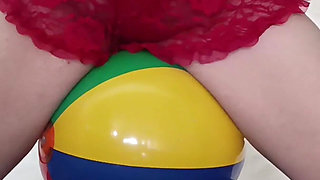 Using My Big Butt and Big Ass to Play with and Bounce a Beach Ball