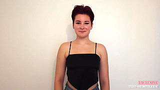 Nude Video Casting with Sexy High School Student Puffy Nipples Owner Marija