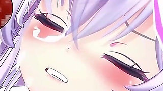 Ninja Girl Handjob Facial Cumshot Huge Breasts Mmd 3D Purple Eyes Color Edit Smixix