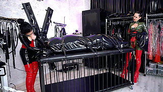 Latex Slave Used and Controlled