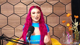 Yhivi, Lily Lou and Alex Mack Ride Cock Hard in a Brazzers Threesome with Cumshot Finish and