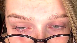 Your Teacher Flirts with You and Sucks a Dildo