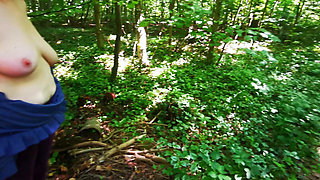 Tits Banging in the Woods