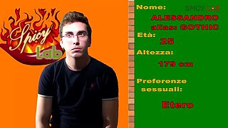 Luna Dark Italian Casting Couch - Young Guy Blowjob & Pussy Eating with Mature Brunette MILF