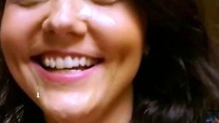 Amateur MILF blowjob cumshot