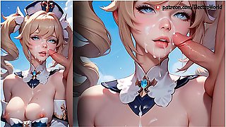Car Toon In Barbara From Genshin Impact Wants To Have An Erotic Photo Shoot With You