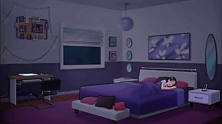 Sex with stepsister jenny at night. She shared her bed