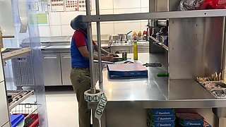 Pizza Delivery Girl Gets Her Pussy Fucked