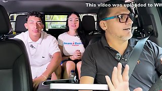 Stella Osorio - Busty Milf Fucks Giant Cock In The Car