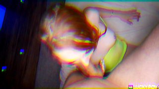 Redhead And Brunette Teen Sluts Cumswap in 4K - MrLuckyPOV