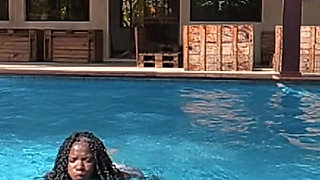 Barely Behaving by the Pool