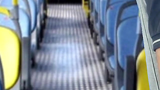 Warning! This Pervert Penetrates Girls From Behind on the Bus!!!