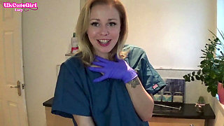 Latex Glove JOI in the Dental Chair Naughty Nurse POV