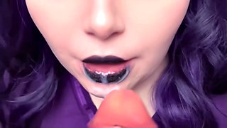 Caught the Fat Goth Nurse Masturbating