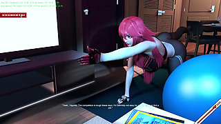 Student Cyber Goddess with Forbidden Curves - 3D Animation Hentai