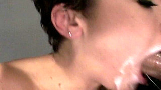 Short Haired Slut Got Fucked by Her Coworker