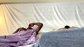 Wife Tried to Stay Faithful, but Couldn't Oppose Husband Best Friend Big Black Cock Part 1