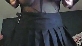 Tattooed MILF vixen flashing her sexy curves and tight holes