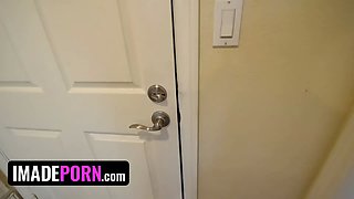 I made porn - hot babe with enormous Natural Tits Octavia Red gets her Tight Pussy pounded in the shower