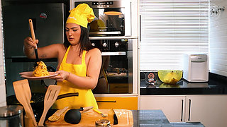 Hot Lesbian Latinas cooking - Part 3 - SFW